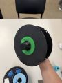 Reciever spool with centering disc