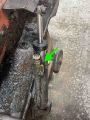 Brake lever and lowering knob