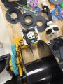 Feeding the filament through the tube