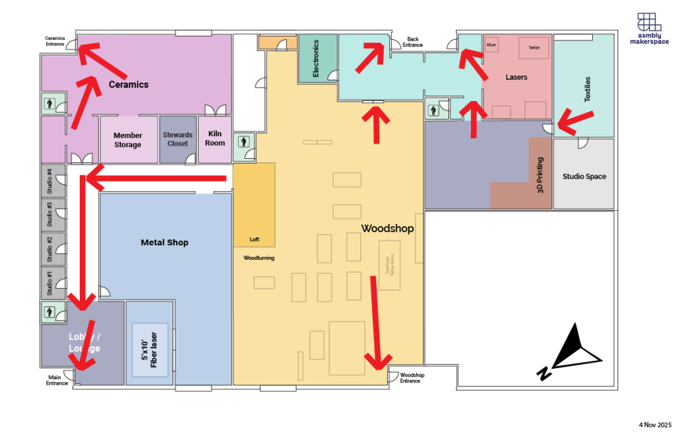 EAP - Floor Plan Exit Routes