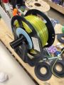 Donor spool on carriage