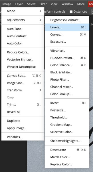 File:Photopea Image Adjustments Levels.png